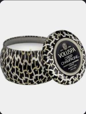 Voluspa crisp champagne 4 oz tin